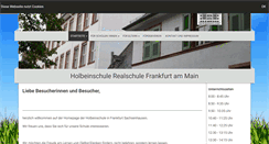 Desktop Screenshot of holbein-realschule.de